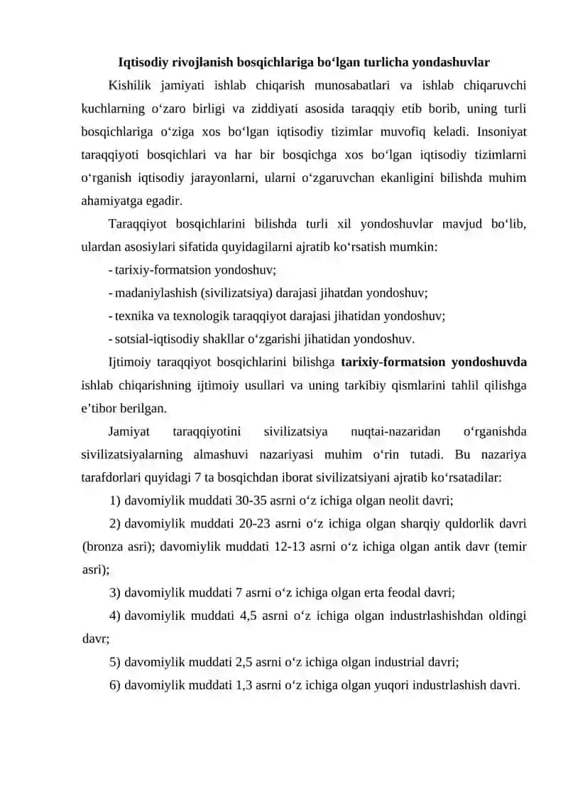 Iqtisodiy tizimlar 3