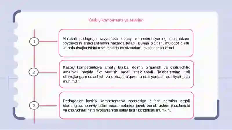 Kasbiy kompetentsiya asoslari 3