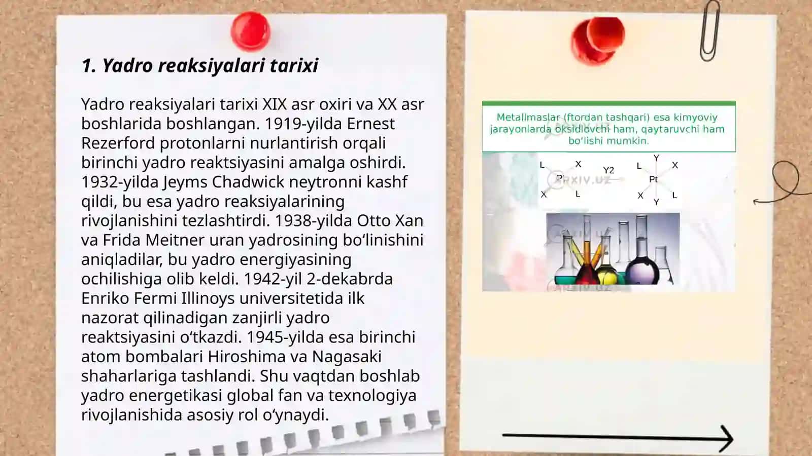 Yadro reaksiyalari tarixi 3