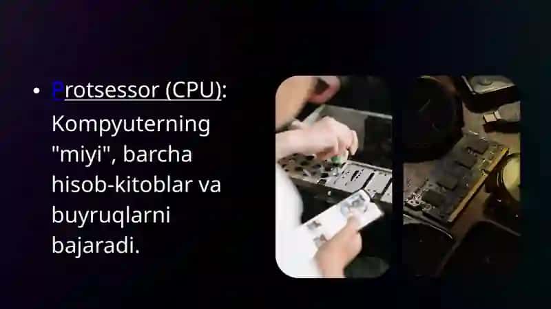 Komputerning asosiy qismlari 3