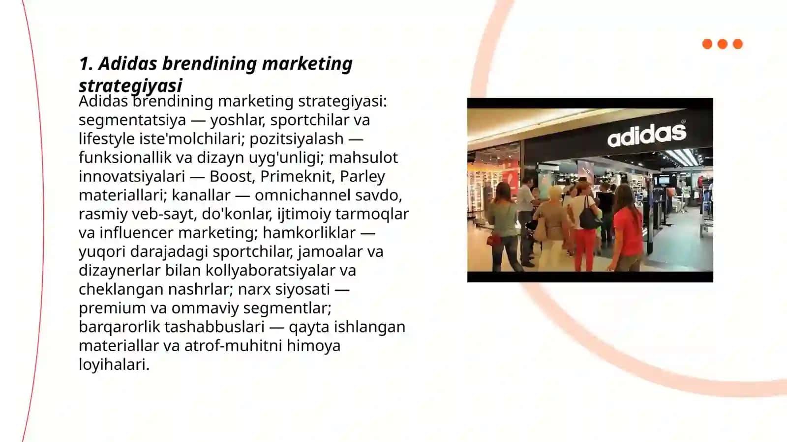 Marketing Adidas 3