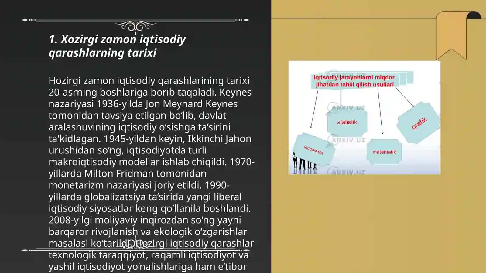 Xozirgi zamon iqtisodiy qarashlari evolyutsiyasi 3