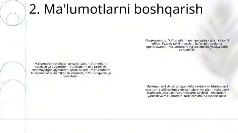 Arcmap Dasturining Asosiy Vazifalari 3