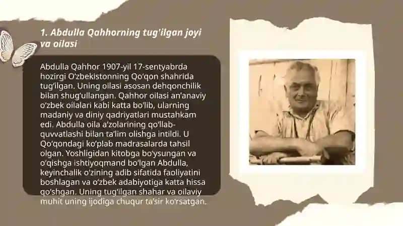 Abdulla Qahhor hayoti va ijodi 3