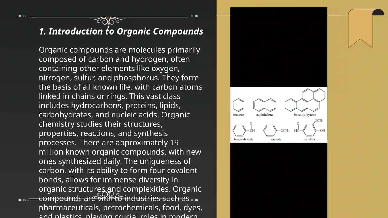 Elementorganic compounds structure 3