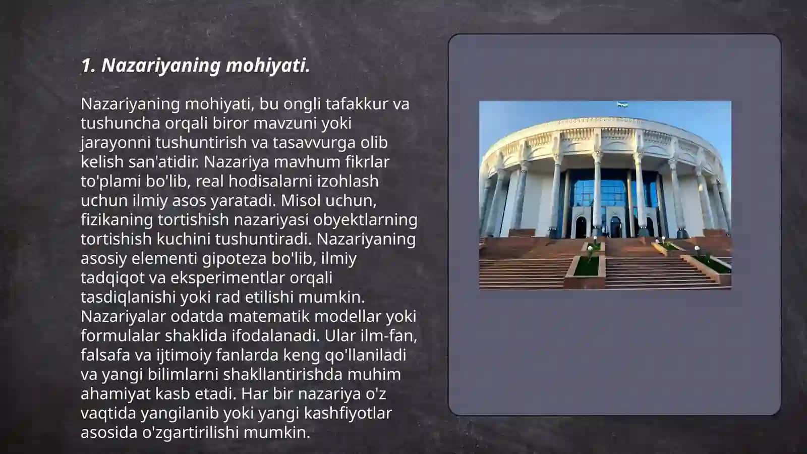 Nazariyaning Mohiyati 3
