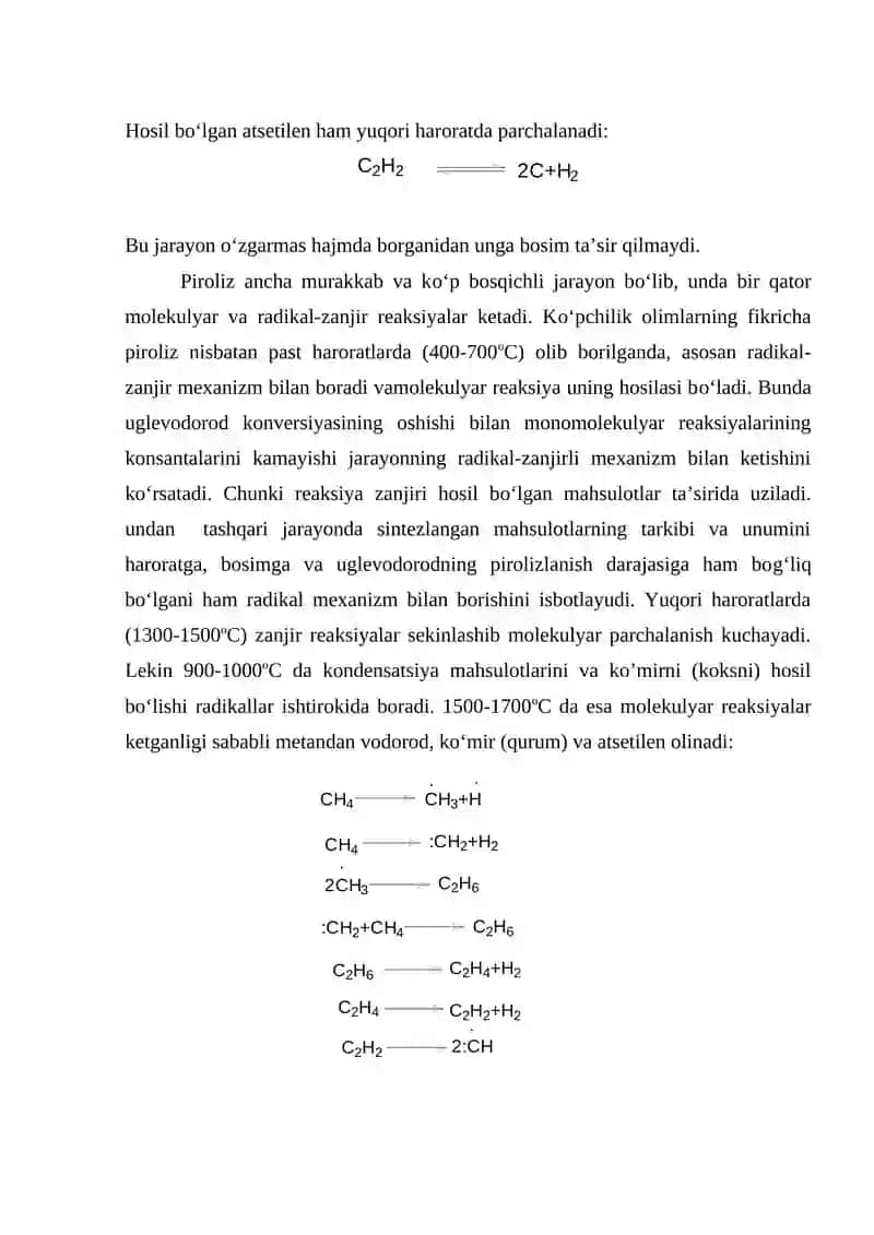 Atsetilen asosida oddiy efir sintezi. 3