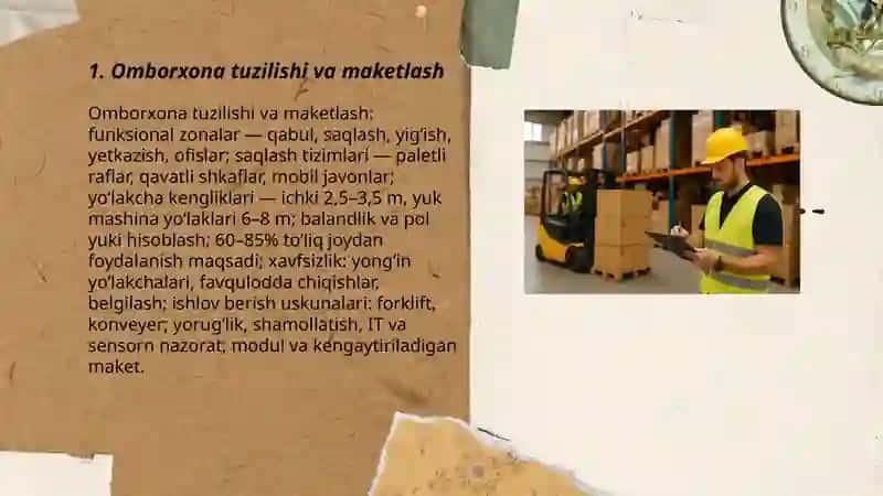 Omborxona logistikasi 3