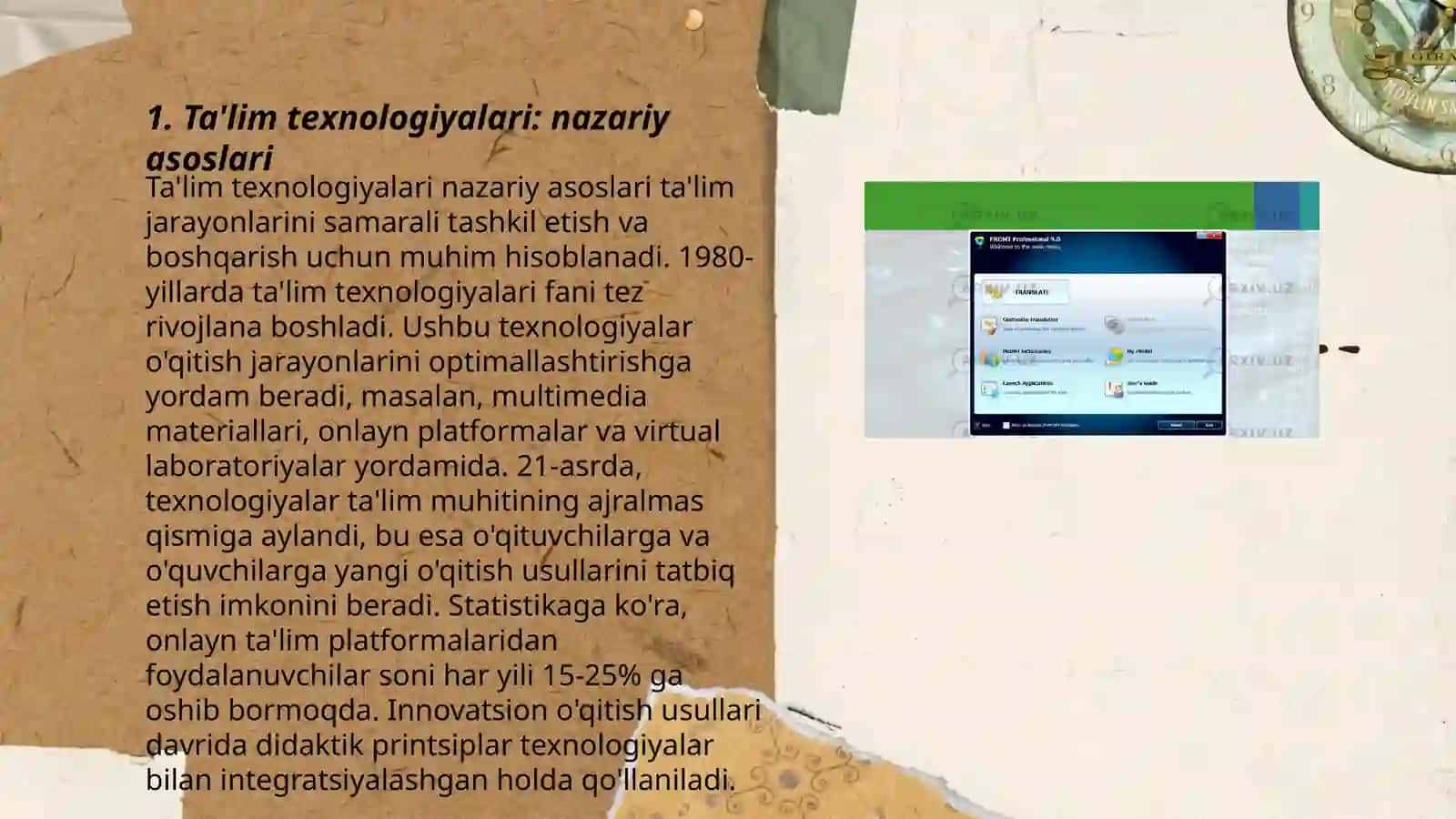 Ta'lim texnologiyalari va ularning turlari 3