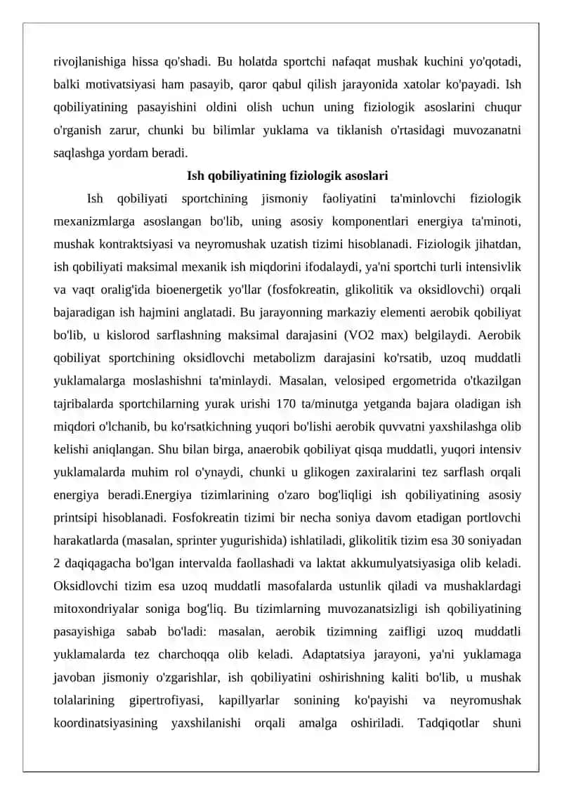 Sportda ish qobiliyatini tiklash vositalari 3