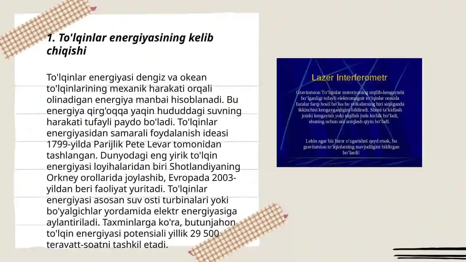 To'lqinlar energiyasi 3