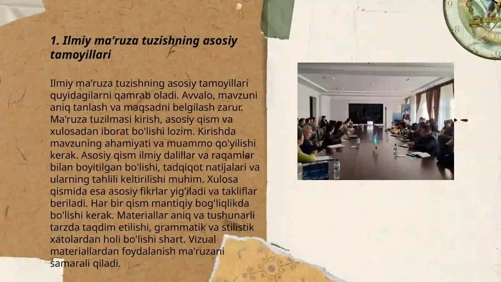 Ilmiy maʼruza tuzishning asosiy tamoyillari 3