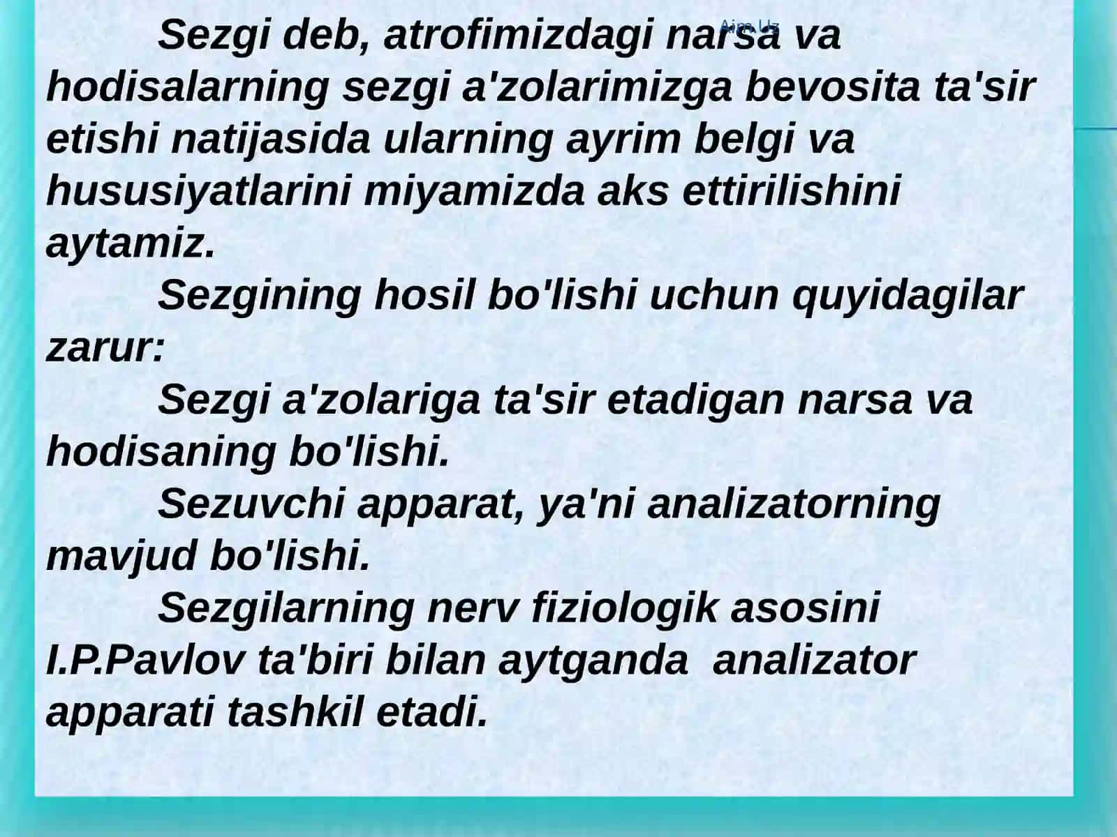 Sezgi 3