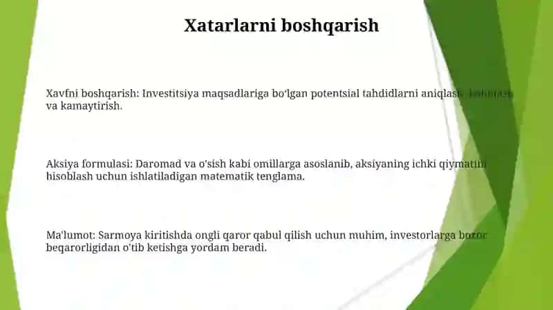 Investitsiya strategiyasi 3