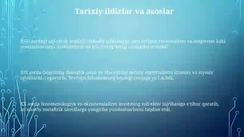 Yangi davr yevropa falsafasi 3