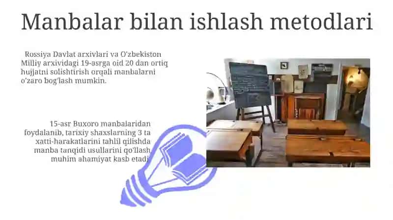 Tarix o'qitish metodikasi 3