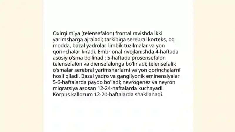 Yarimsharlarning oq moddasi 3