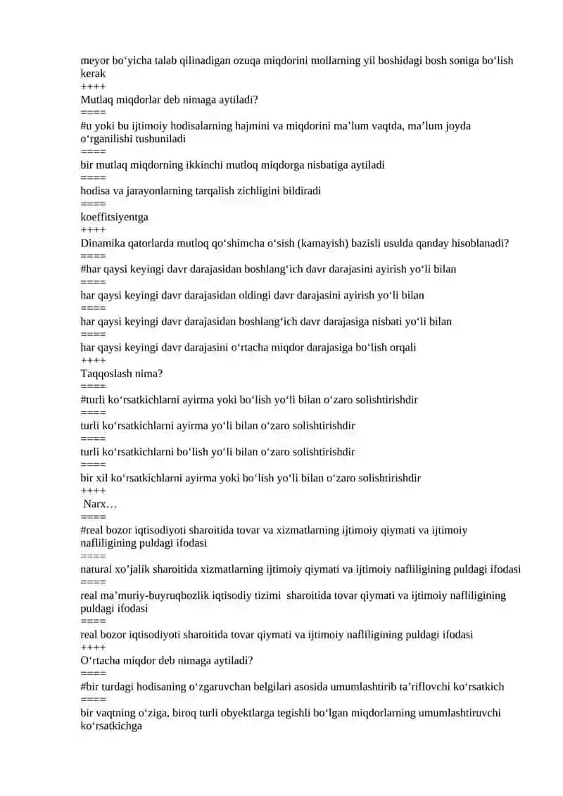 Iqtisodiy ko’rsatgichlar 3