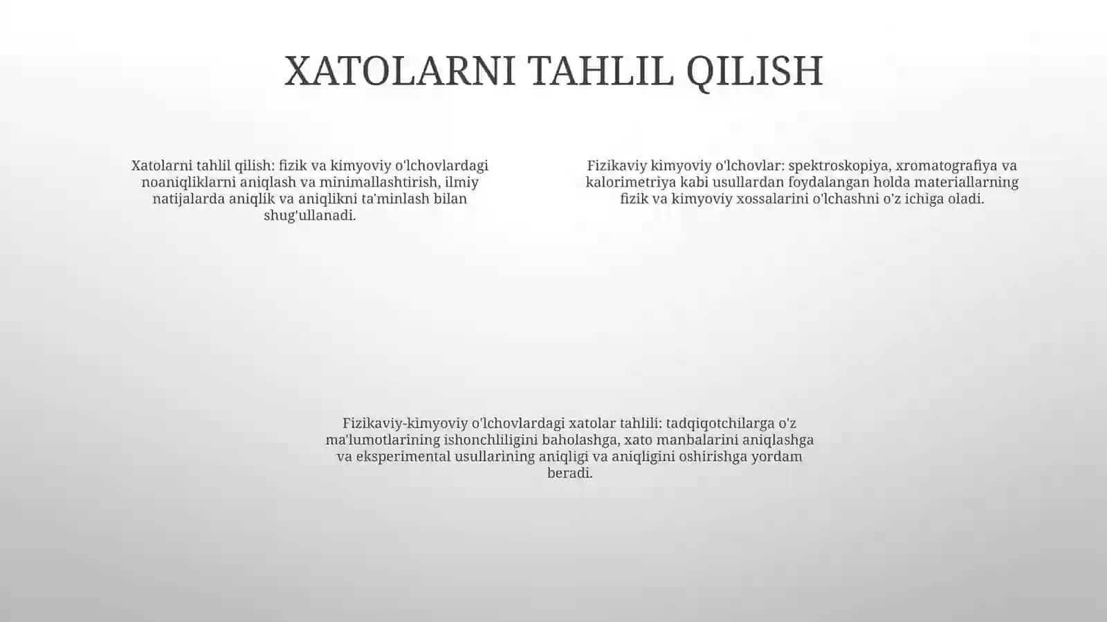 Fizikaviy Kimyoviy Ulchashlar 3