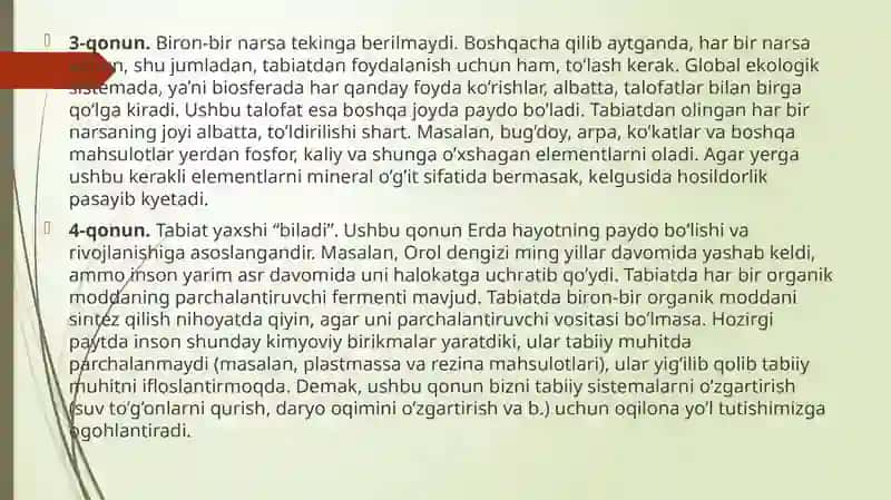 Ekologiyaqonunlari 3