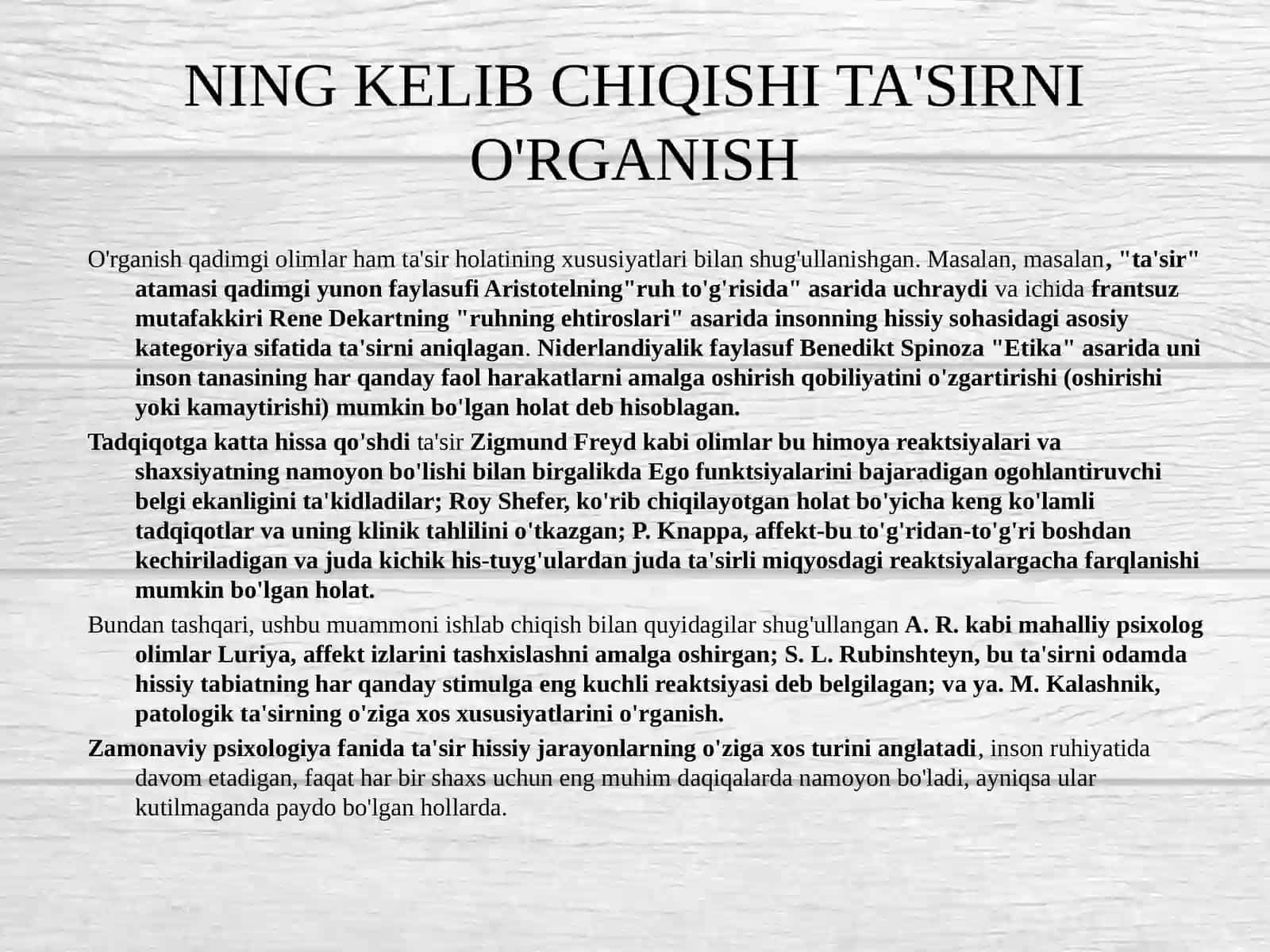 Affekt xolati tushunchasi 3