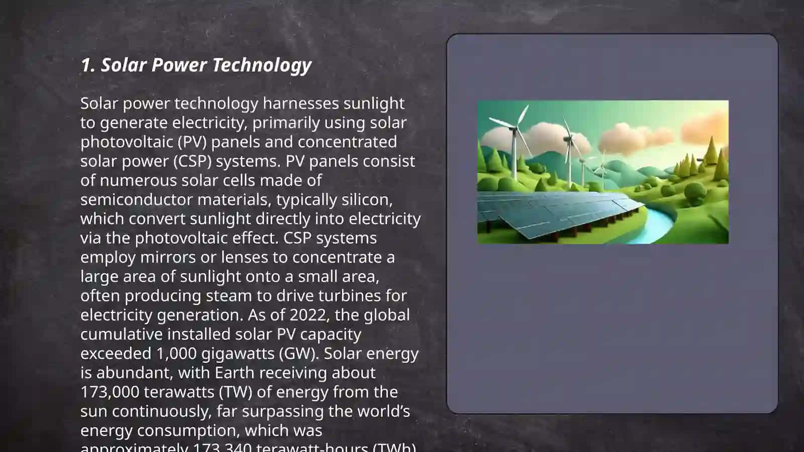 Sources of energy. Green energy. Saving energy 3