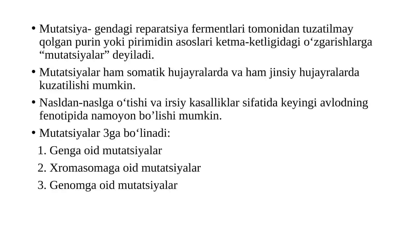 Mutatsiyalarva kanserogenez 3