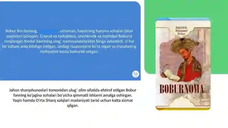 Zahiriddin Muhammad Boburning pedogagik fikrlari 3