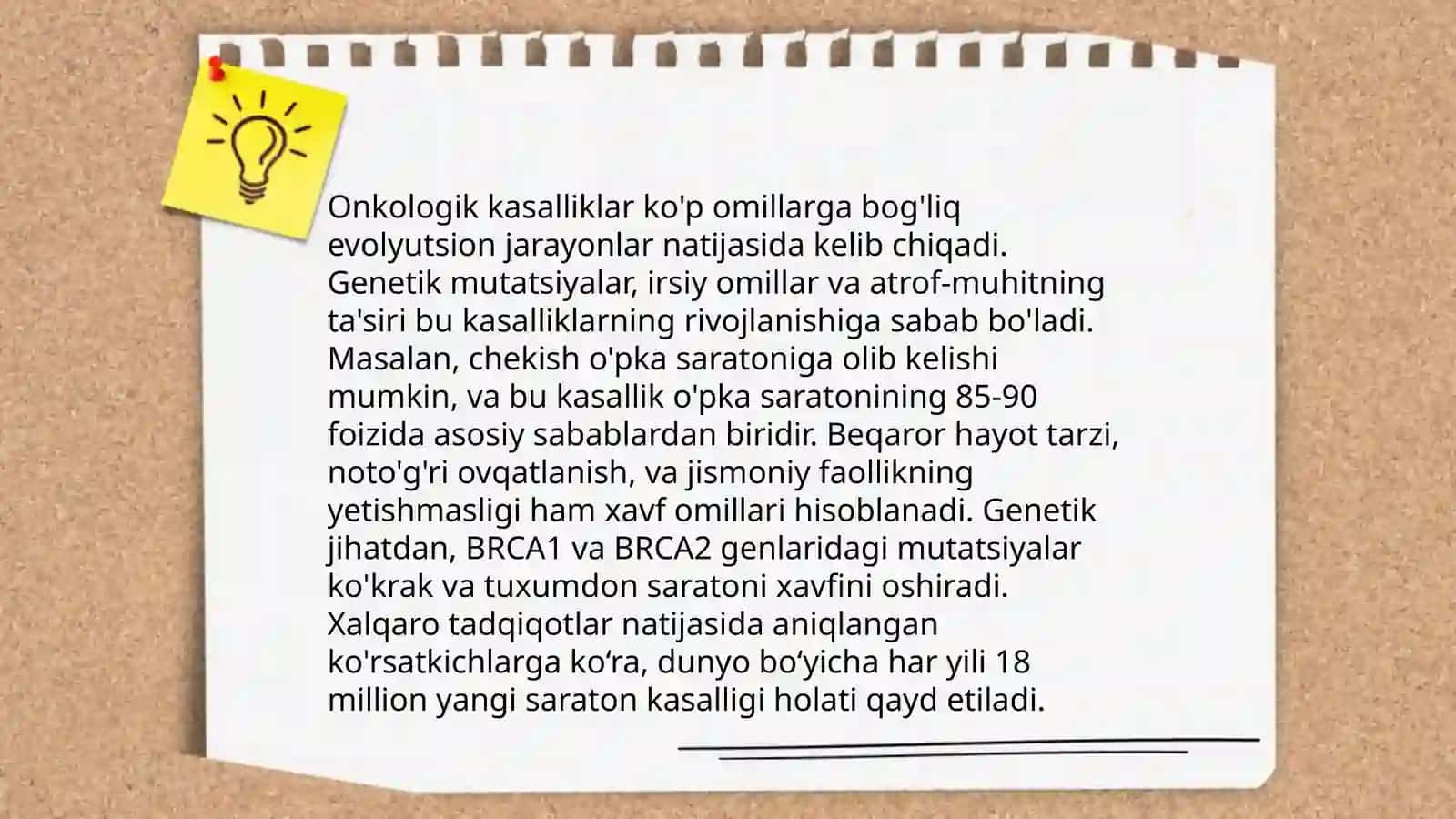 Onkologik kasalliklari haqida tushuncha 3