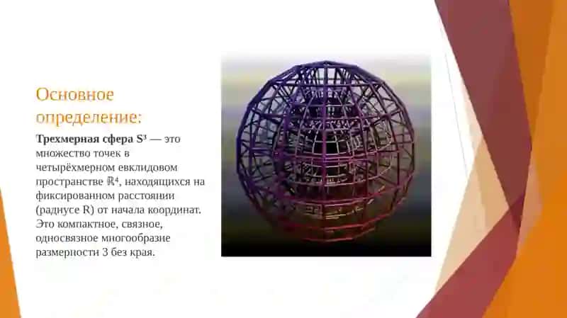 Геометрия трёхмерном сферы 3