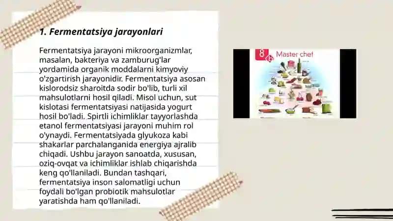 Fermentatsiya jarayonlari 3