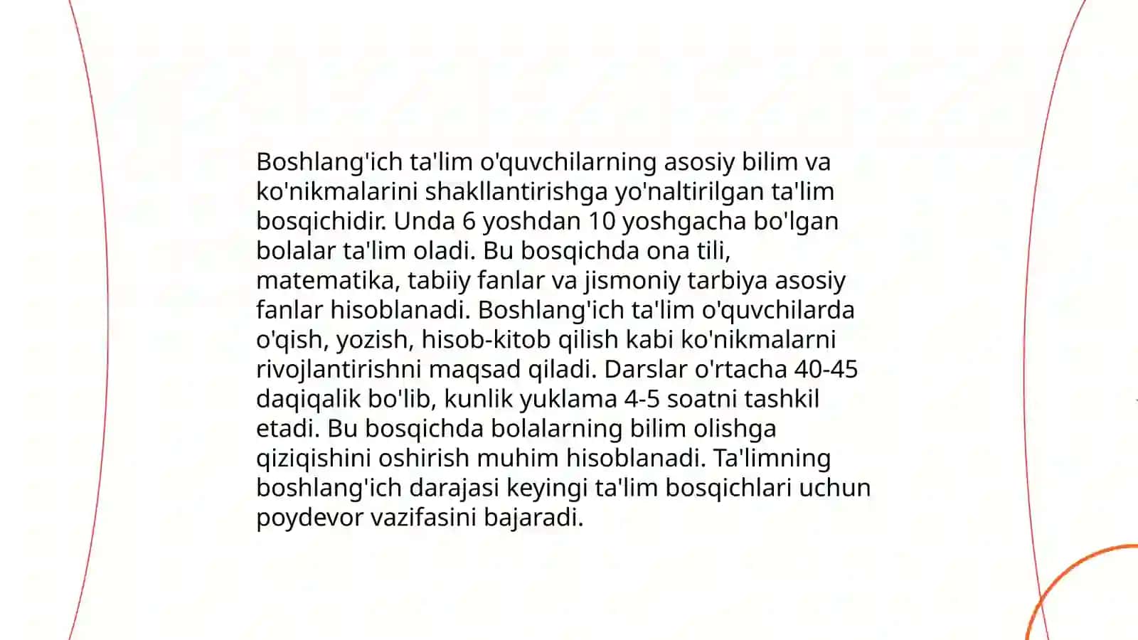 O'zbekistonda boshlang'ich ta'lim tizimi 3