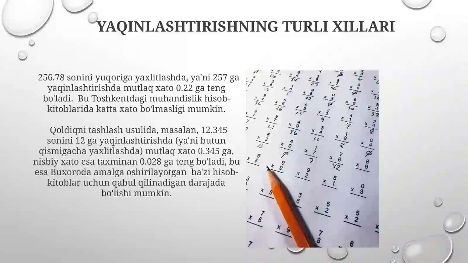 Taxminiy Hisoblash 3