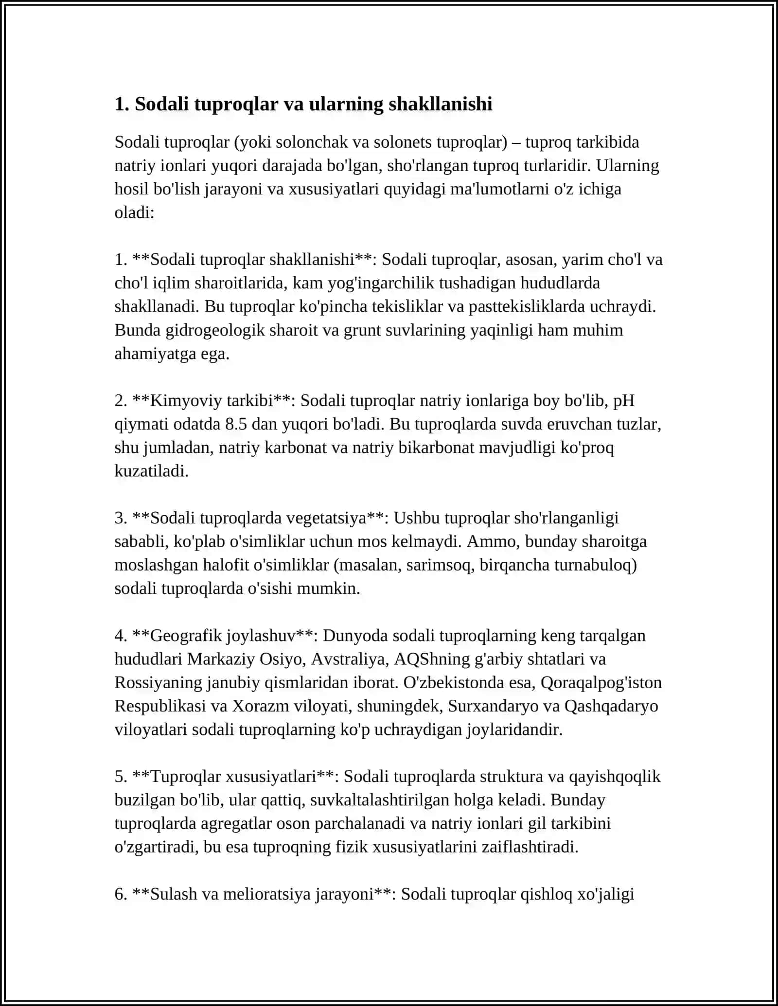 SUG'ORILADIGAN TUPROQLAR VA ULARNING XOSSALARI 3