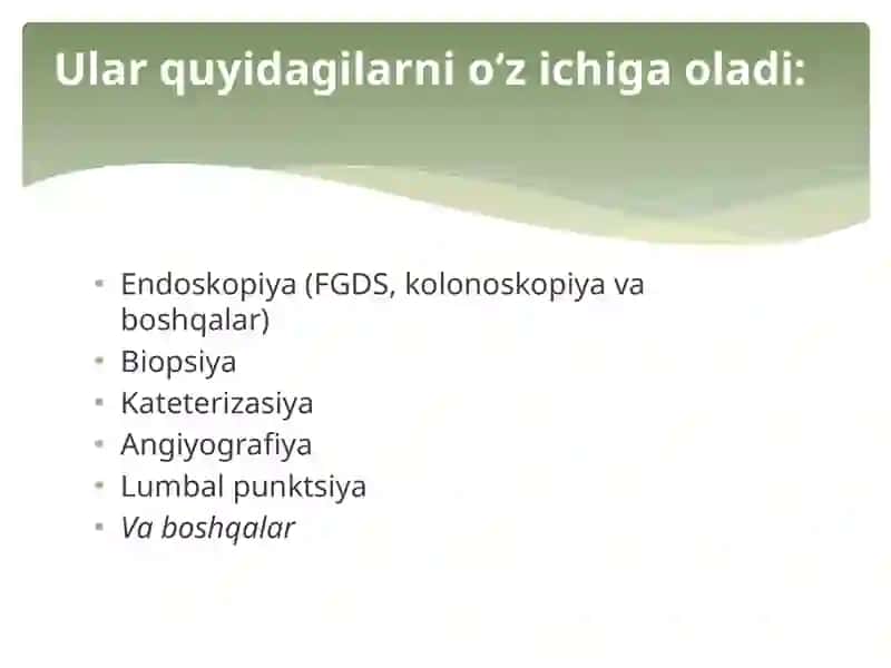 Invaziv va Noinvaziv Tekshirishlar 3