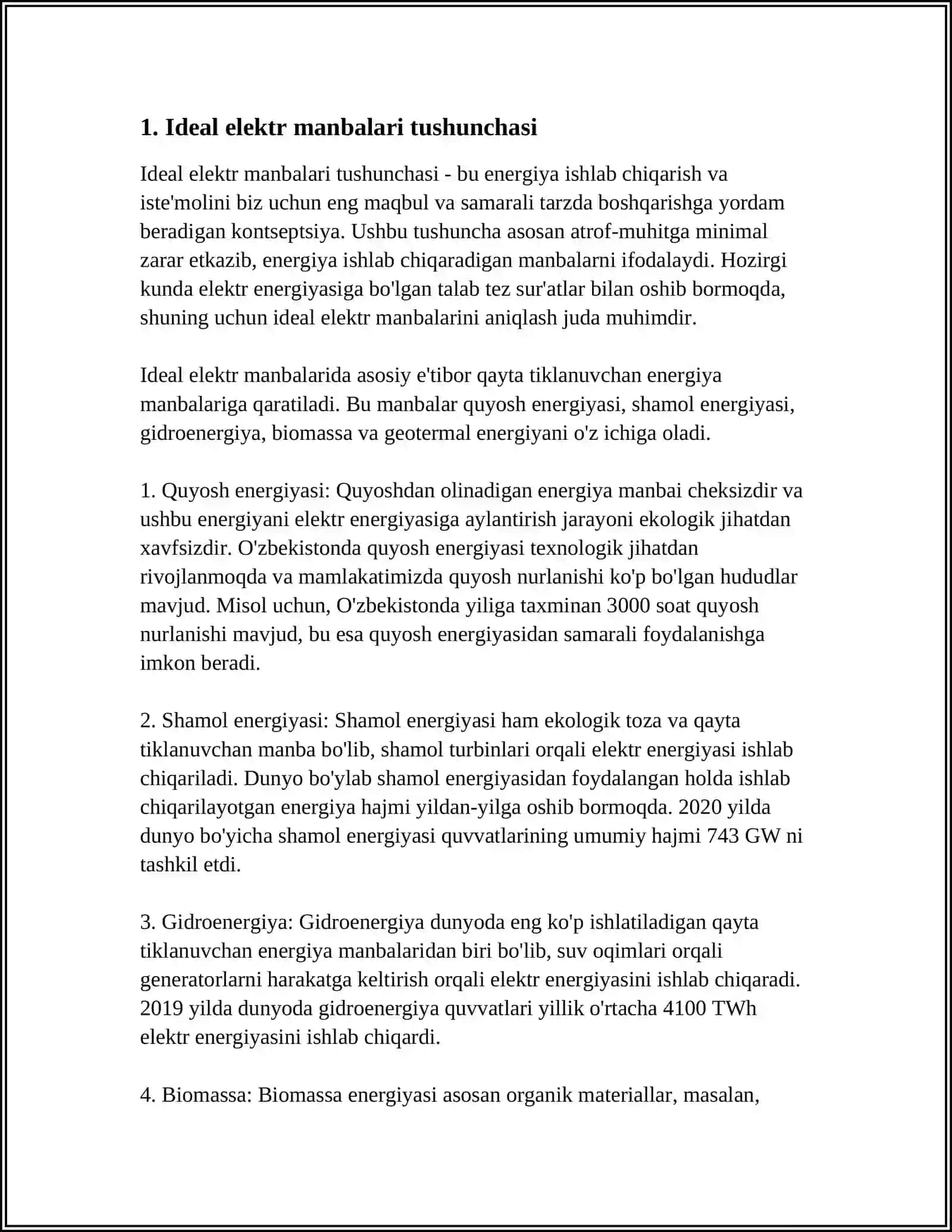 ELEKTR ENERGIYA MANBALARI (IDEAL VA REAL TOK MANBALARI) 3