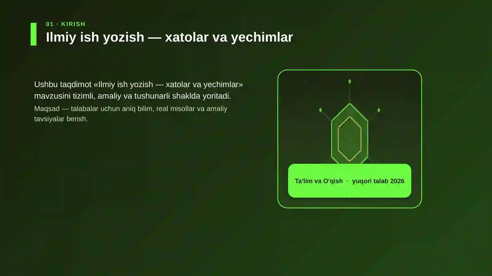 Ilmiy ish yozish — xatolar va yechimlar 3
