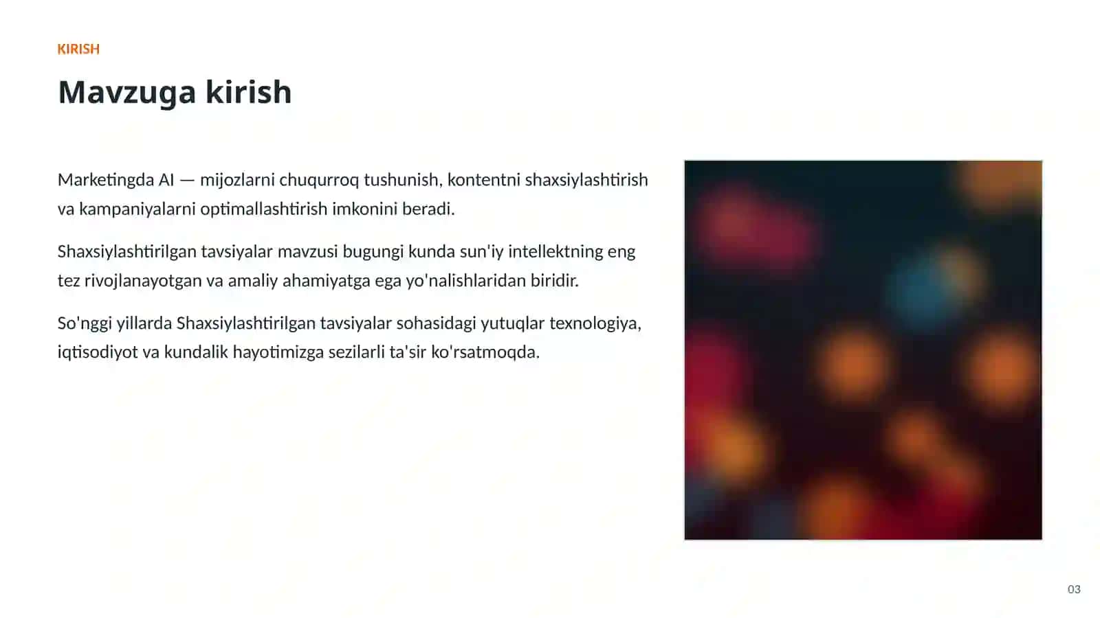 SUN'IY INTELLEKT • AI MARKETING VA SAVDODA 3