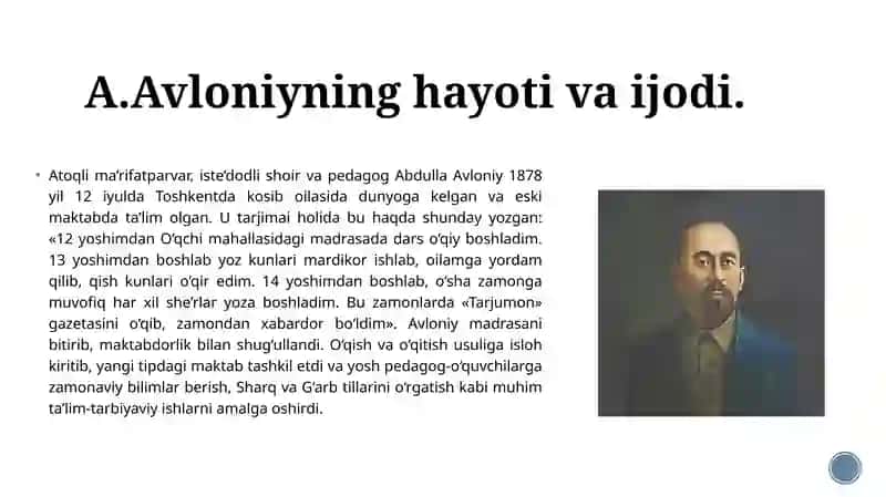 Avloniy hayoti 3