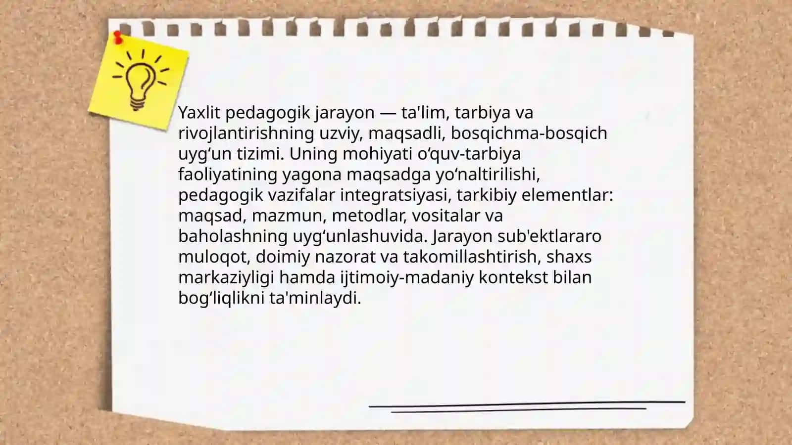 Yaxlit pedagogik jarayon va uning etaplari 3