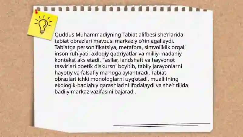 Tabiat alifbesi 3