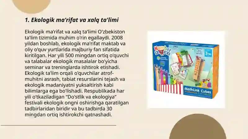Ekologik ma'rifat va xalq ta'limi 3