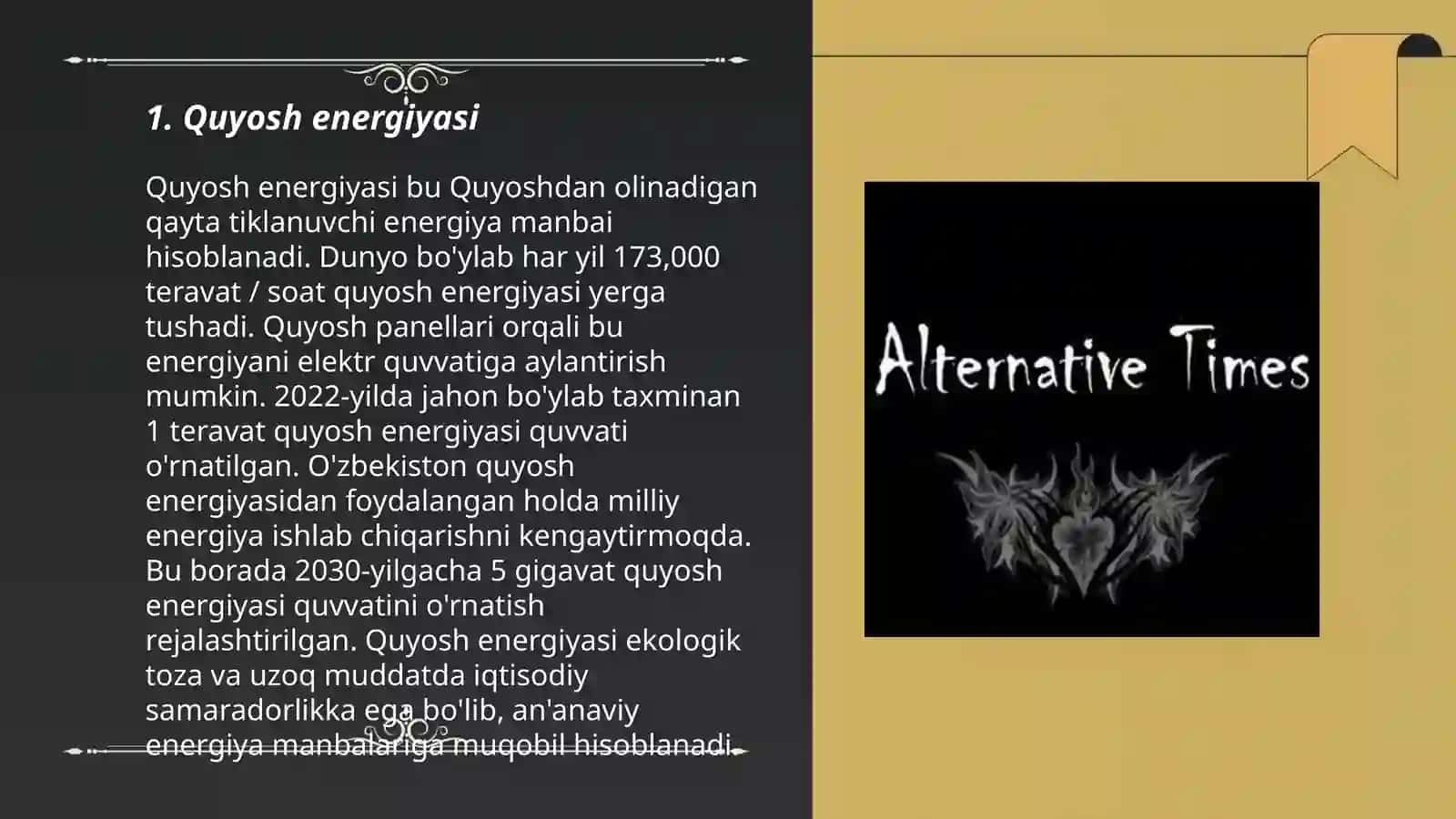Quyosh energiyasi 3