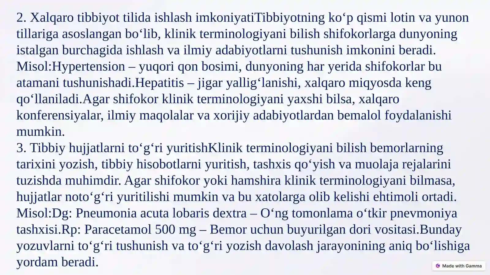 Klinik va Anatomik Terminologiya 3