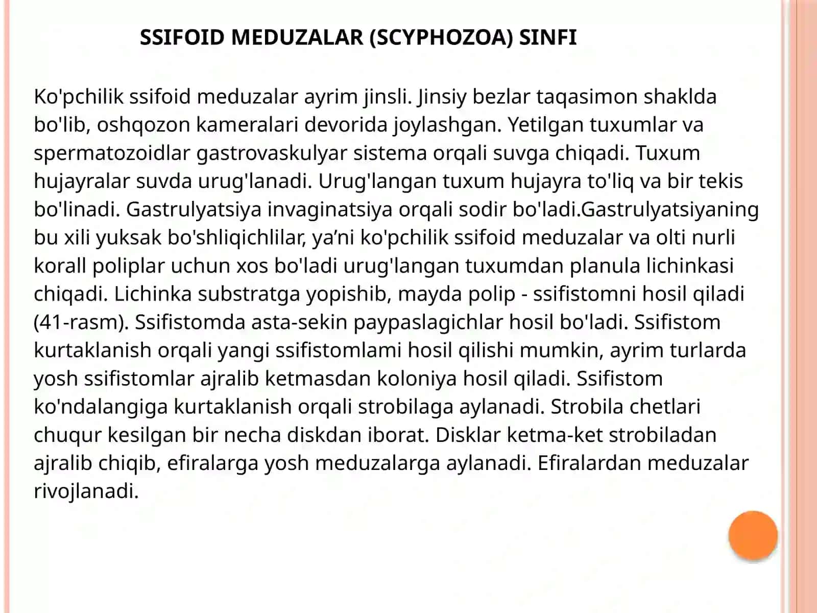 GIDROZOYLAR (HYDROZOA) SINFI 3