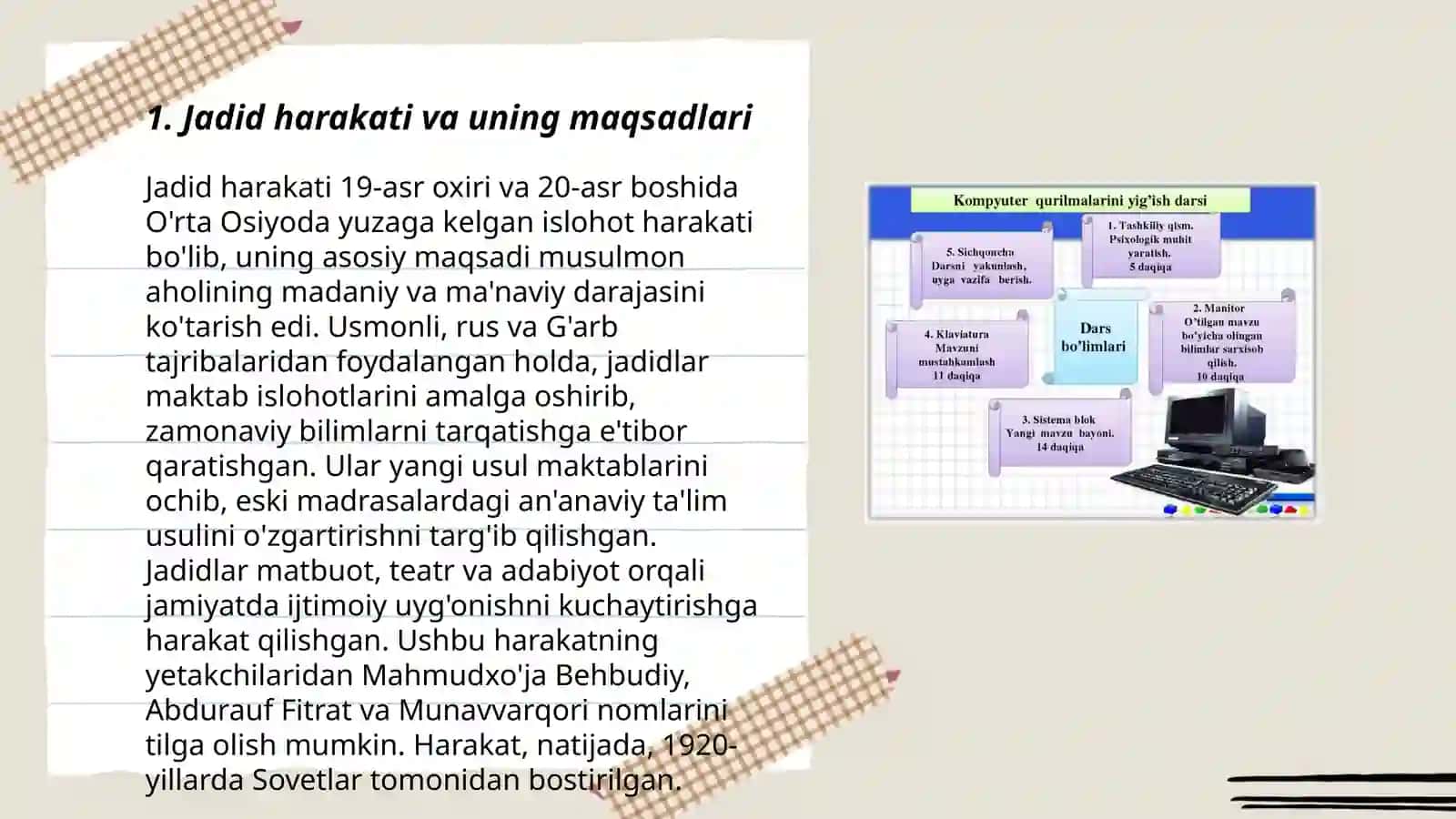 Jadid marifat parvarlarining o'lka ijtimoiy o'rni va tasiri 3