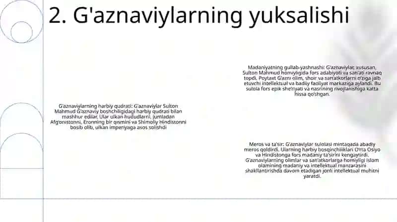 GʻAznaviylar Davlati 3