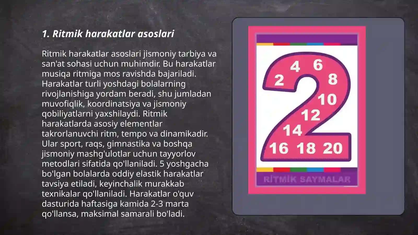Ritmik harakatlar 3