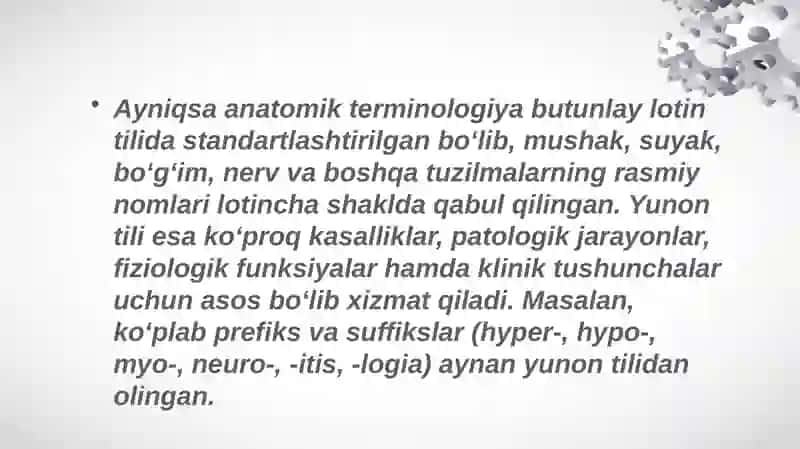 Tibbiyotda lotin-yunon miofologiyalari 3