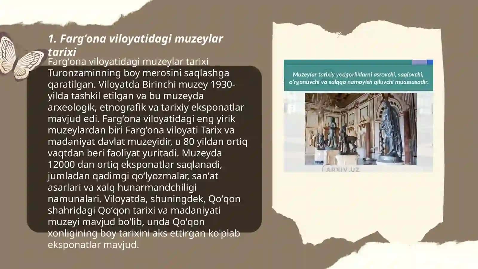 Fargʻona viloyatidagi muzeylar tarixi 3